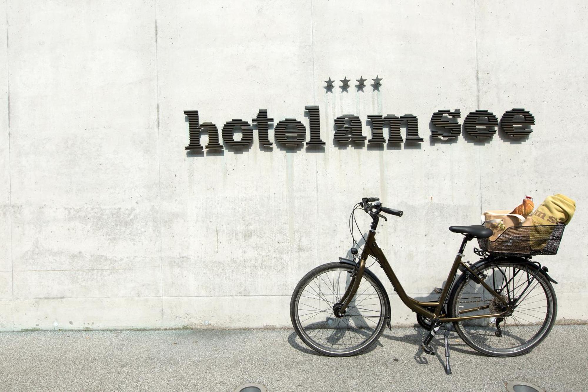 Hotel Am See Hard Bagian luar foto